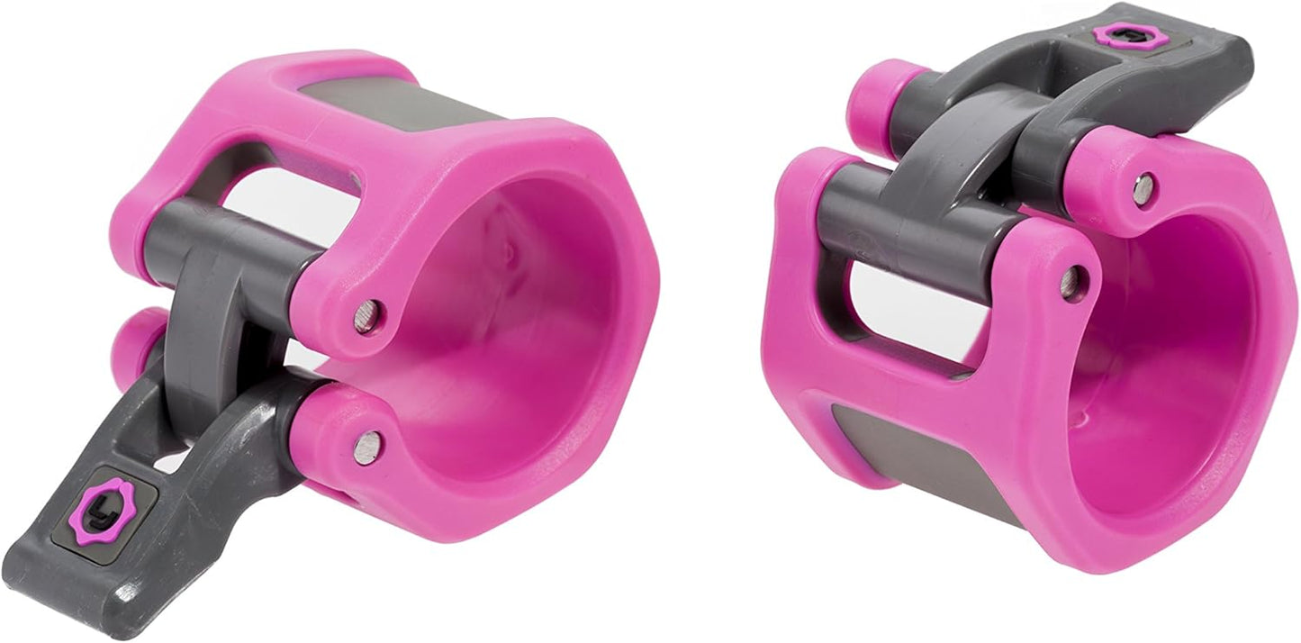 Lock-Jaw HEX 50mm / 2" Olympic Barbell Collar (Pink)