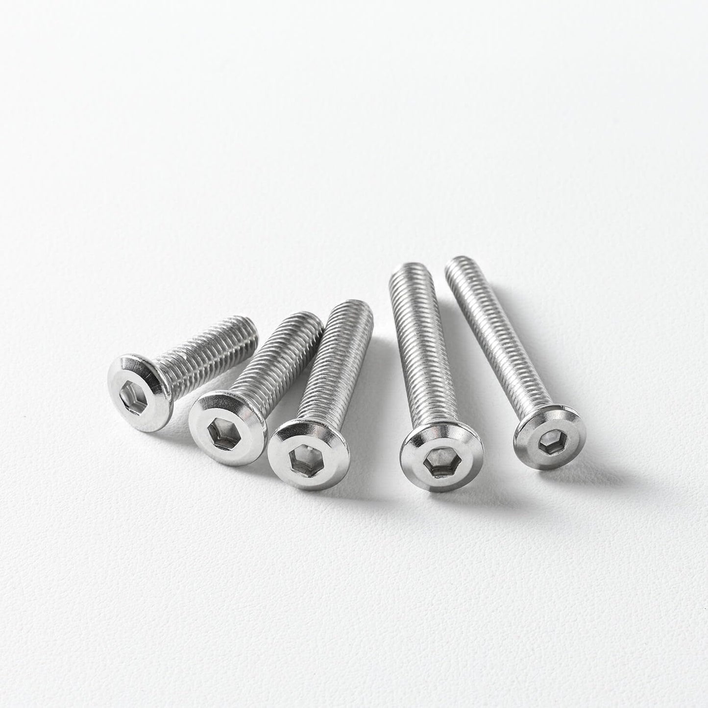 1/4-20 x 1-1/4" (20 Pack) Flat Head Hex Socket Cap Screws Bolts, 304 Stainless Steel 18-8, Hex Drive, Bright Finish, Fully Machine Thread