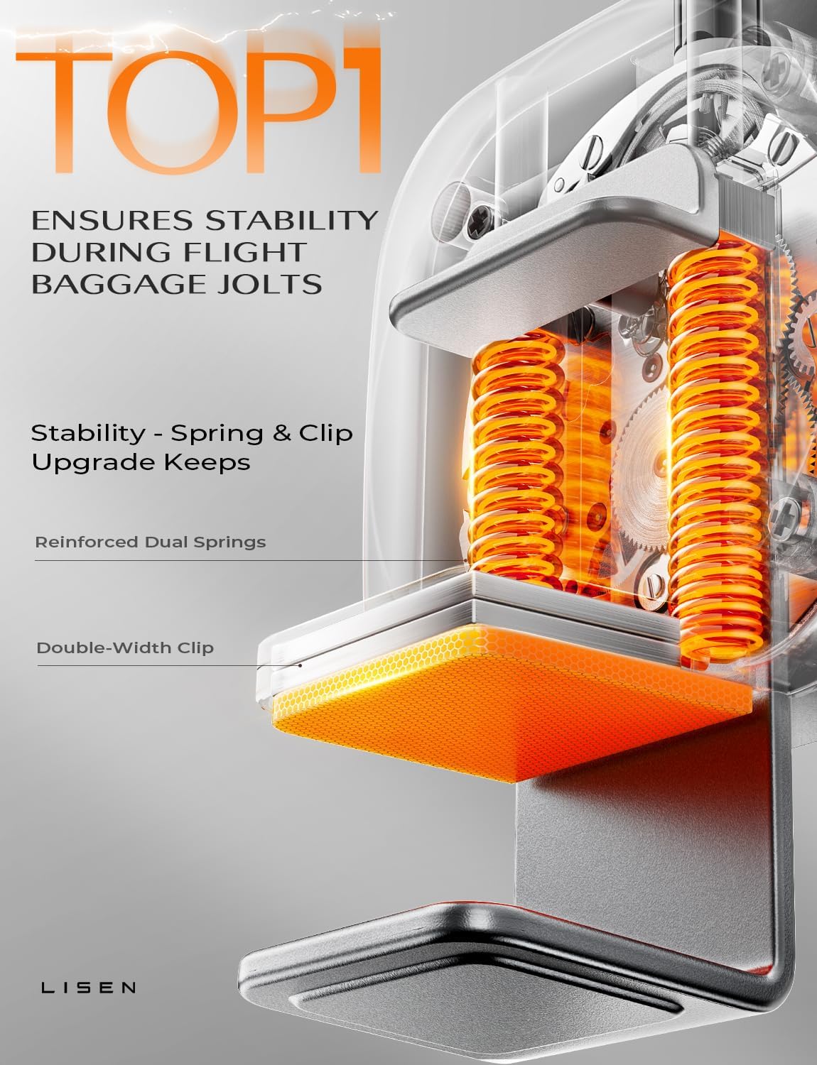 LISEN Airplane Travel Europe Vacation Essentials Phone Holder Gadgets Long Flight Must Have Toddler Mini Travels Essentials Kids Women for MagSafe Travel Accessories Cruise Essentials Camera Mounts