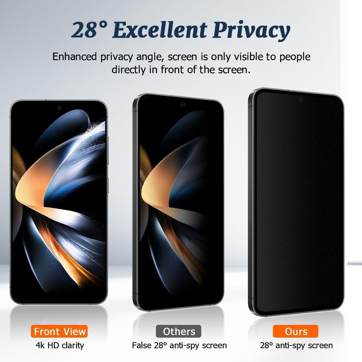 2 Pack Matte Privacy Screen Protector for Samsung Galaxy S25 Ultra 5G,9H Tempered Glass,Anti-Glare,Anti-Spy,Anti-Scratch, Smooth and Responsive Absolute Fingerprint Compatibility Touch Screen HD Clear