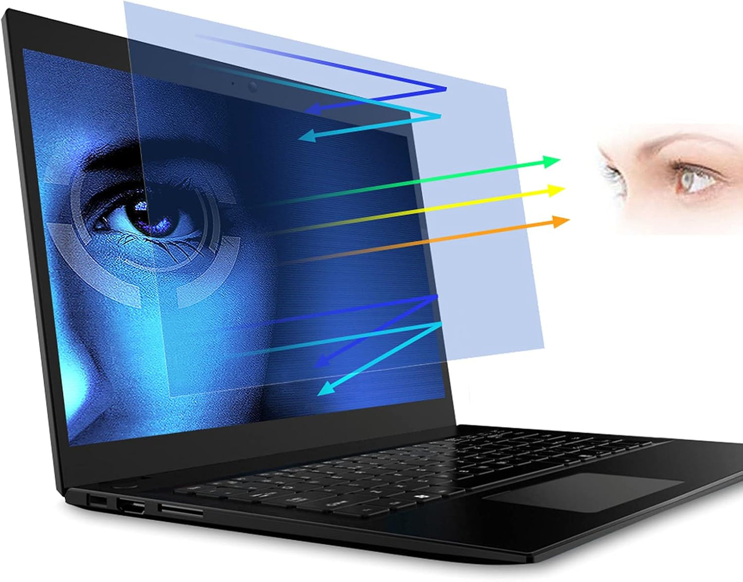 2 Pack 14" Laptop Screen Protector Eye Protection Anti Glare Anti Blue Light Screen Protector for 14 Inch with 16:9 Aspect Ratio Laptop