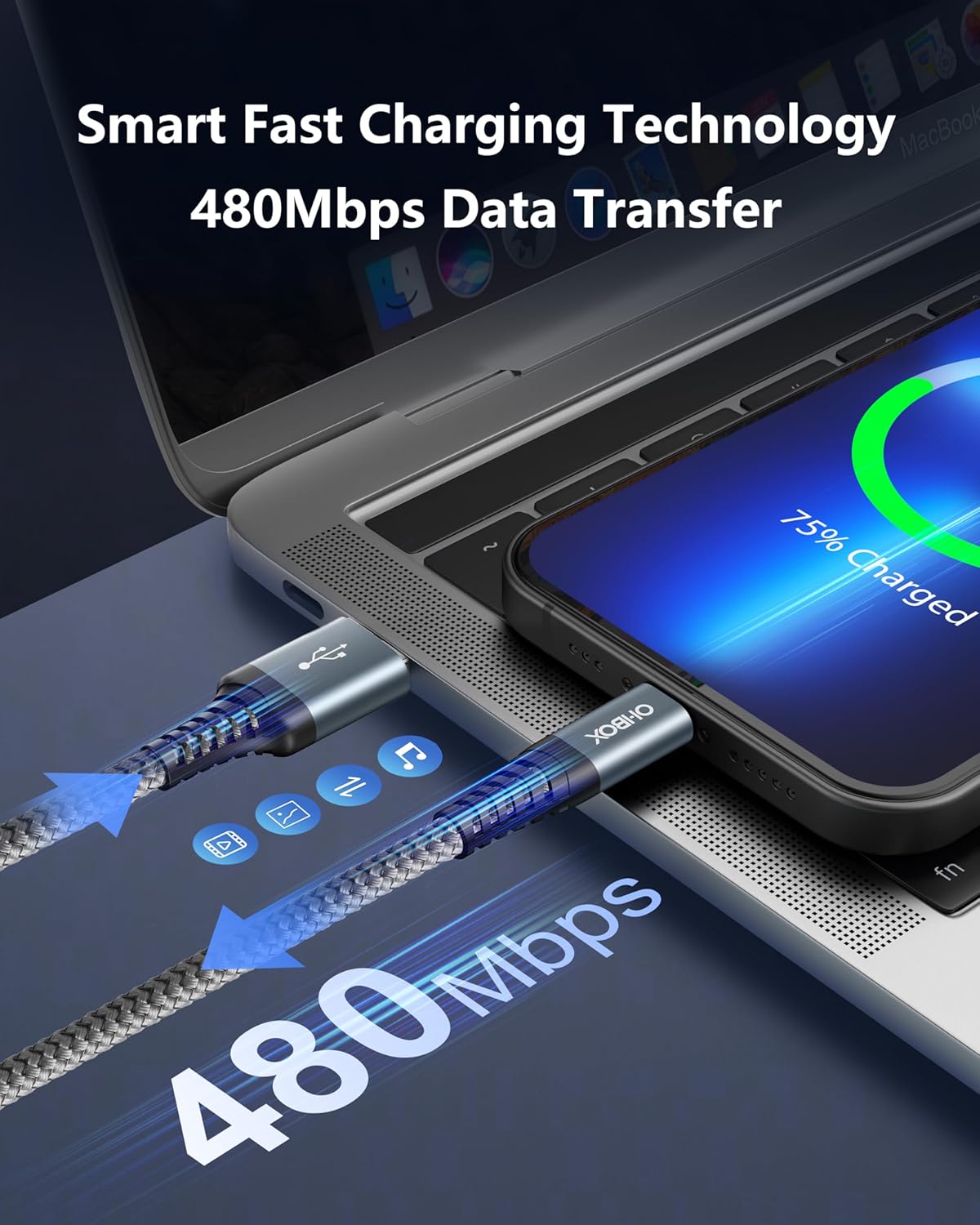 Lightning Cable 3FT 2Pack iPhone Charger Cable MFi Certified Apple Charging Cord Compatible with iPhone 14/13 / 12/11 / Pro Max/X/Xs Max/Xr /8 Plus/ 7 Plus/ 6S Plus / 6 Plus/iPad