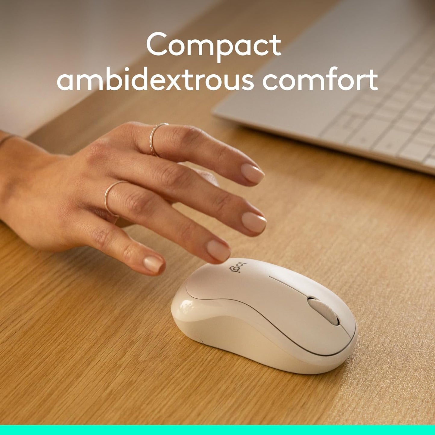 Logitech MK270 Wireless Keyboard and Mouse Combo for Windows, 2.4 GHz, 8 Multimedia Keys, PC, Laptop, Wireless Keyboard Compact Mouse Combo - White