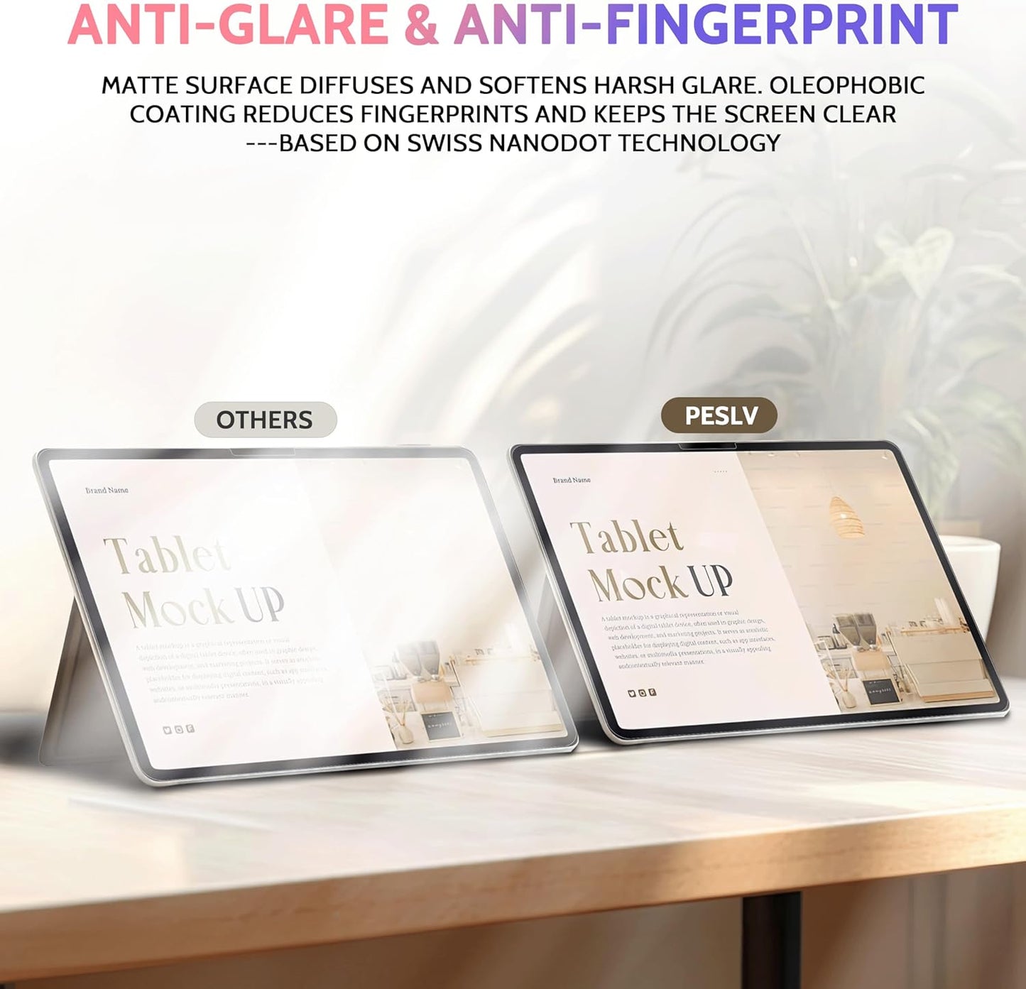 2 Pack Like Paper Screen Protector for iPad Air 11 Inch 2024/2025 (M2/M3, 6th/7th Gen), Matte Anti Glare PET Film/Blue Light Filter Eye Protection Cover/Drawing & Writing Feel Like on Paper