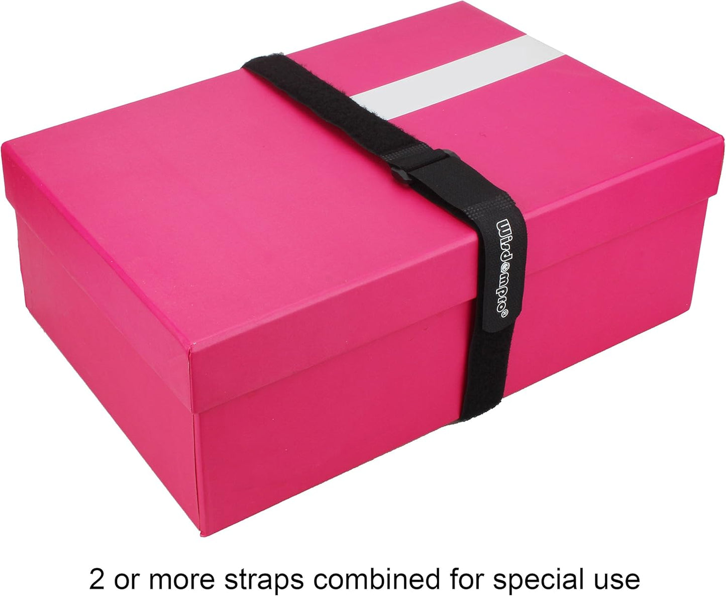 16 Pack Mixed Size Hook and Loop Reusable Fastening Cable Straps Tie by Wisdompro - Reusable, Durable Functional Ties to Keep Your Home, Office, Workspace from Tangled Messes of Cords